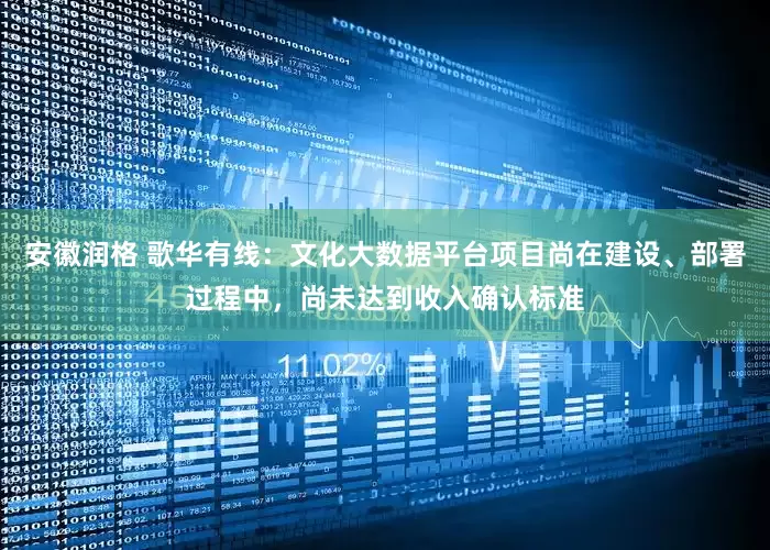 安徽润格 歌华有线：文化大数据平台项目尚在建设、部署过程中，尚未达到收入确认标准